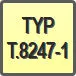 Piktogram - Typ: T.8247-1